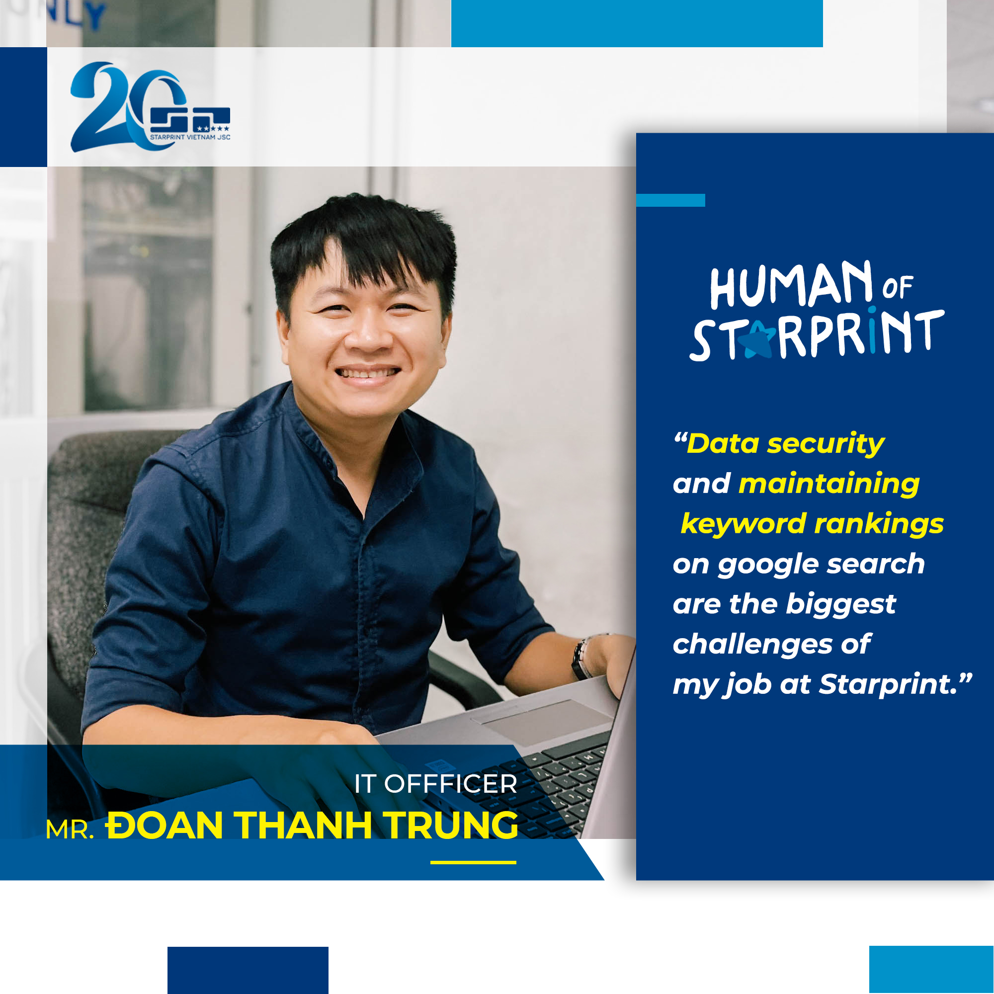 human of starprint - IT Officer, secret hero behind the screen