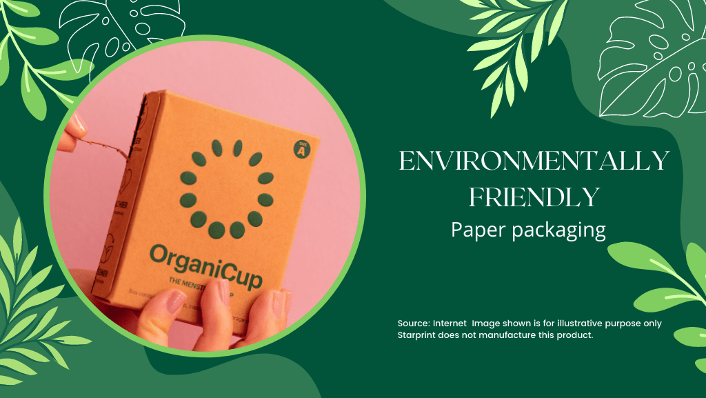 Environmentally-friendly packaging Environmentally-friendly box