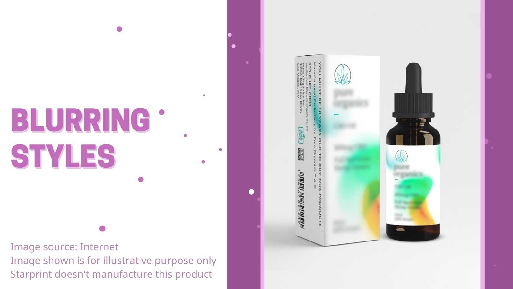 blurring styles packaging