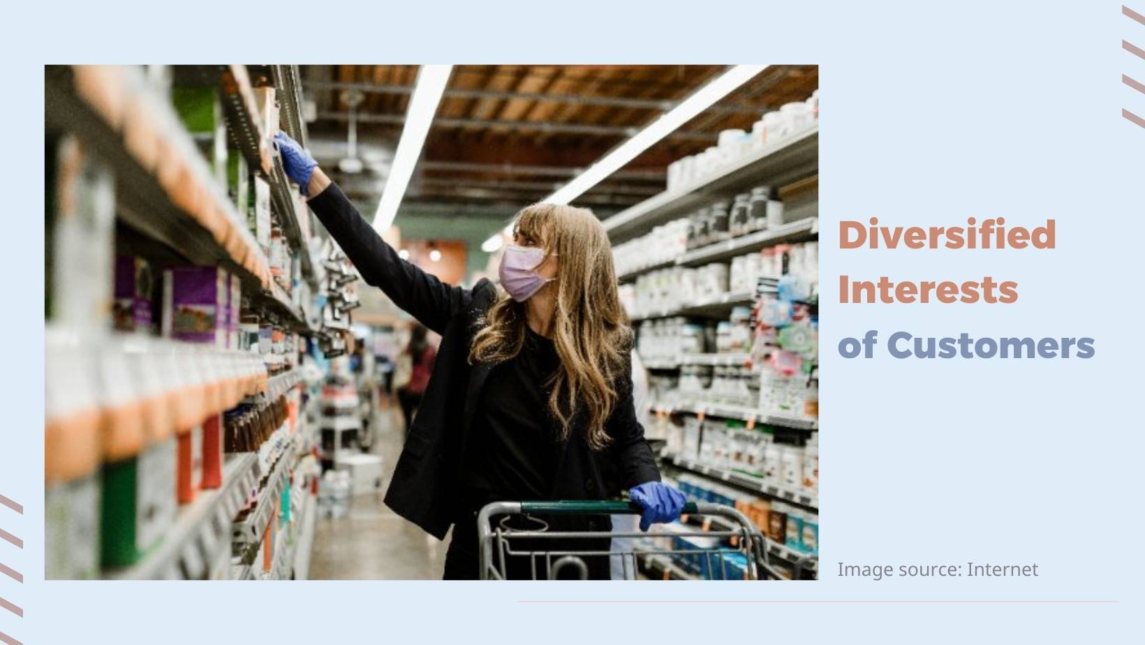 diversified interests of customers