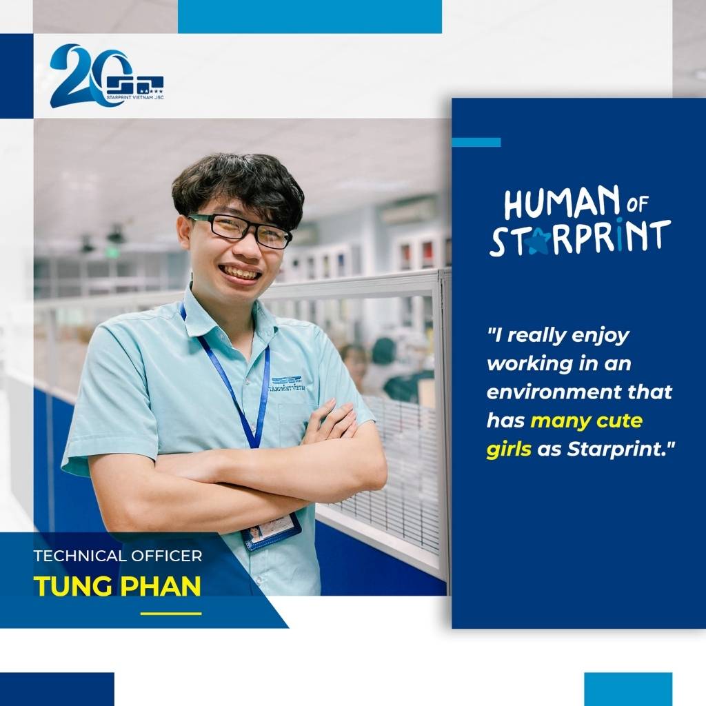 Technical Officer - What I like most about Starprint is the challenge in my job