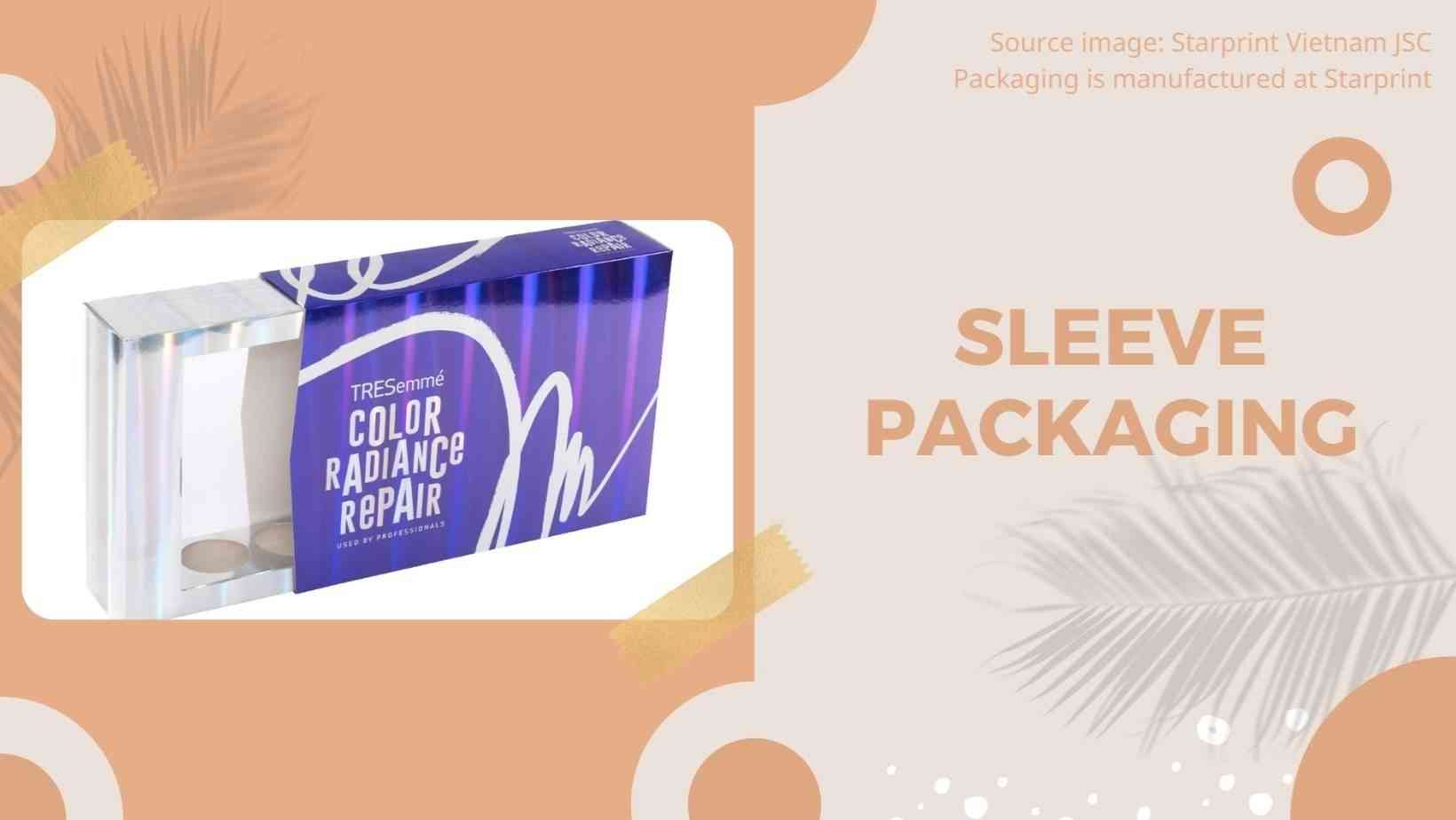 Bao bì giấy gấp dạng tay áo