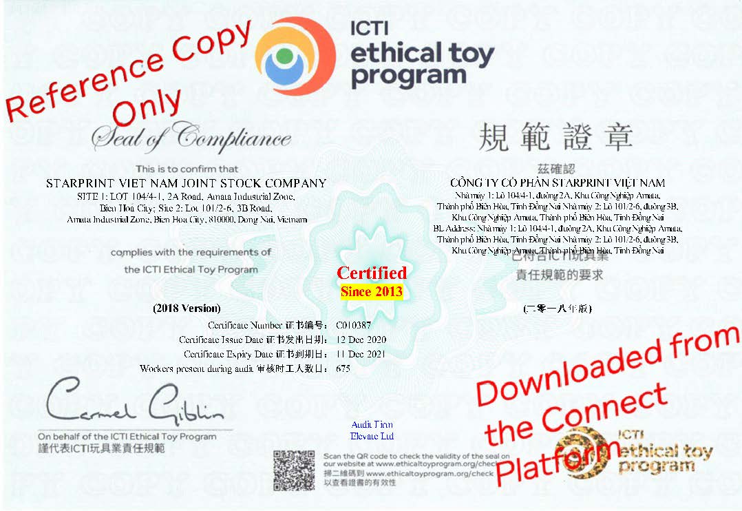 ICTI Seal 12.12.2020 to 11.12.2021 min ICTI certificate at Starprint Vietnam