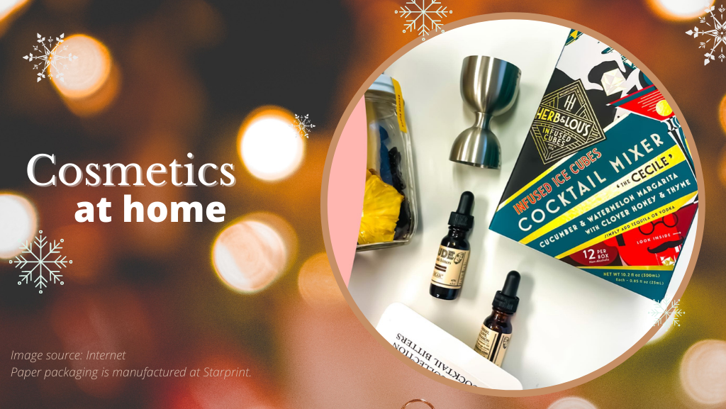 Cocktail kit is a perfect Christmas gift for all cocktail lovers. Cosmetics at home